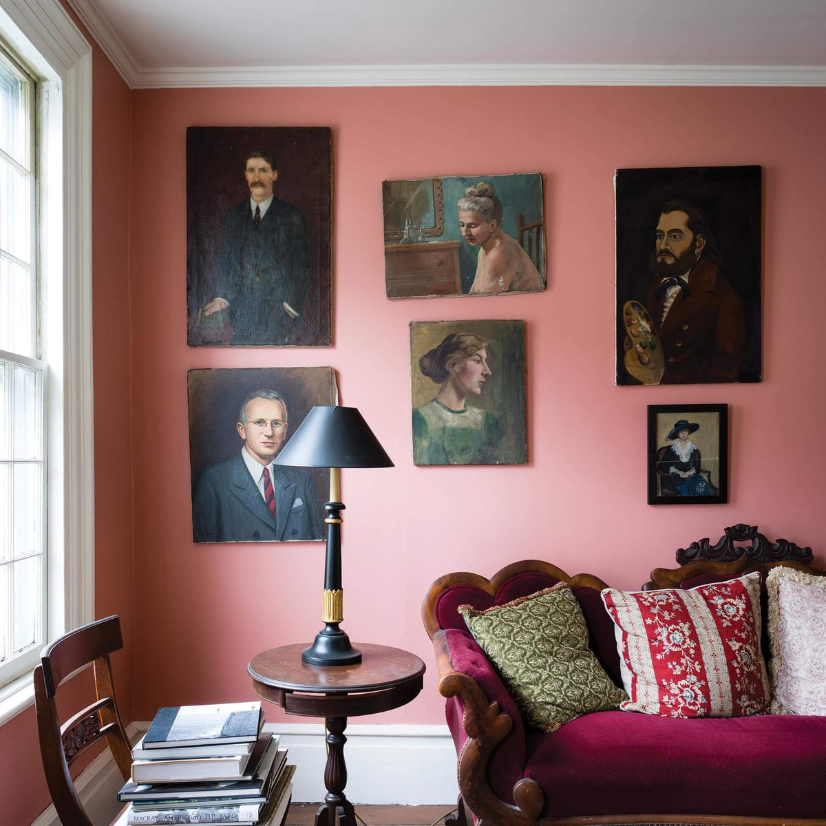 farrow & ball nancy´s  blushes 278 im wohnzimmer