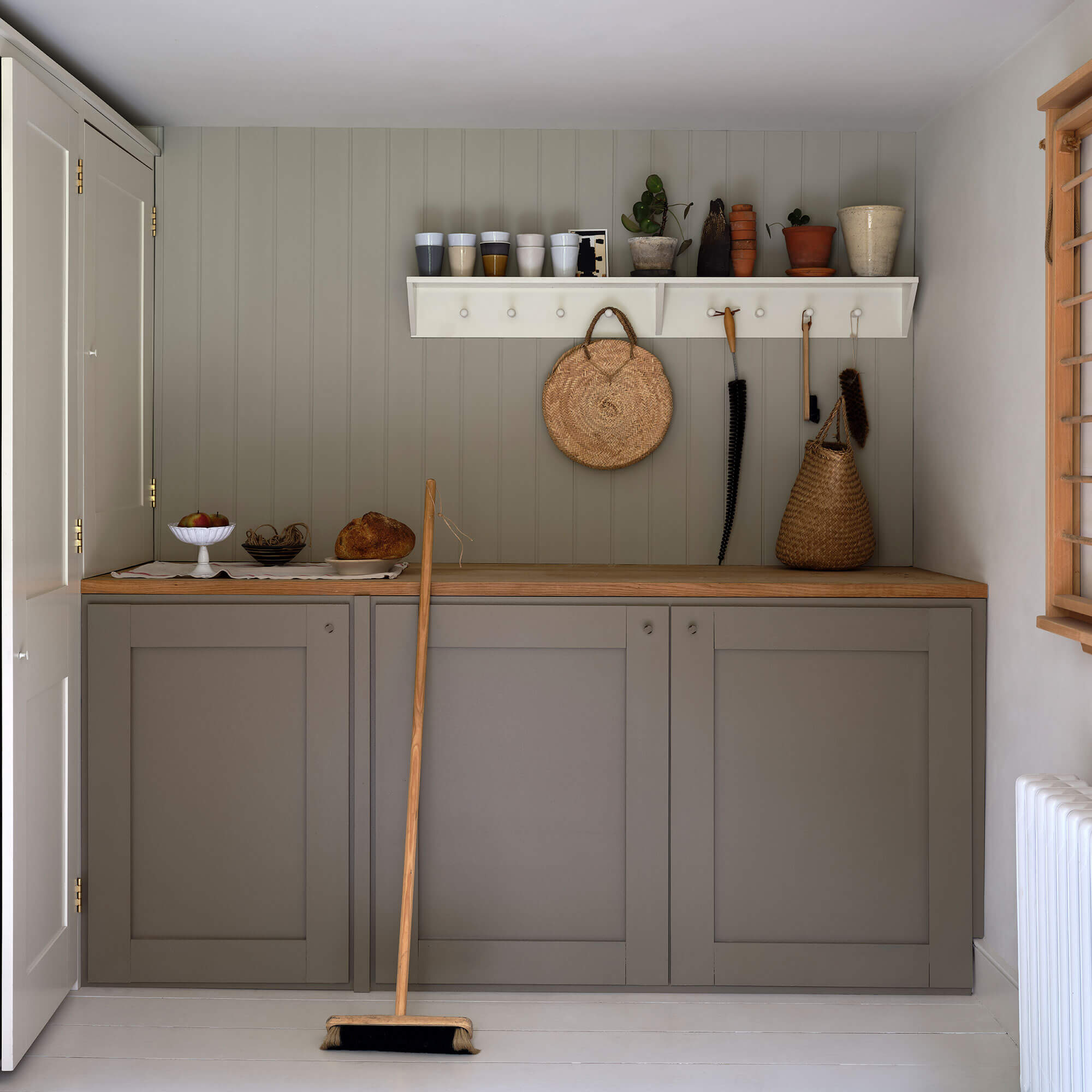 farrow & ball drop cloth 283 in der küche