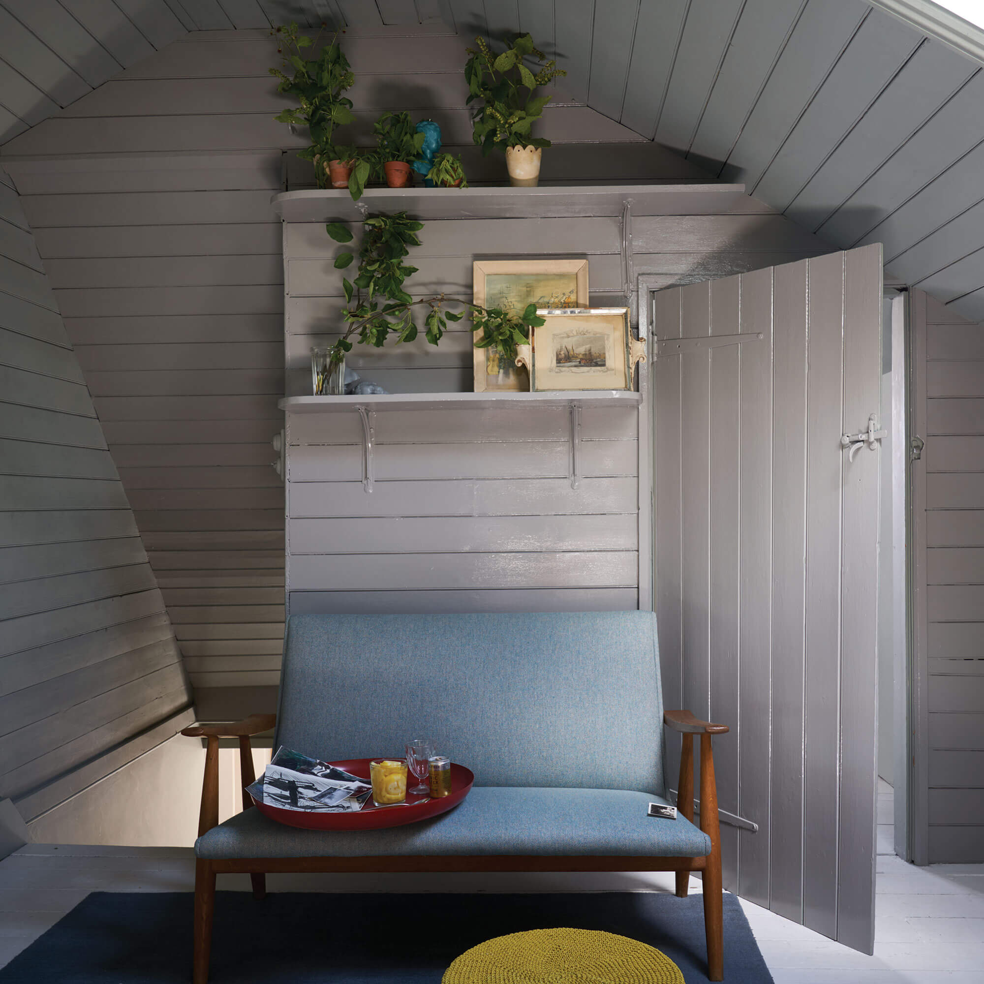 farrow & ball worsted 284 als wandfarbe