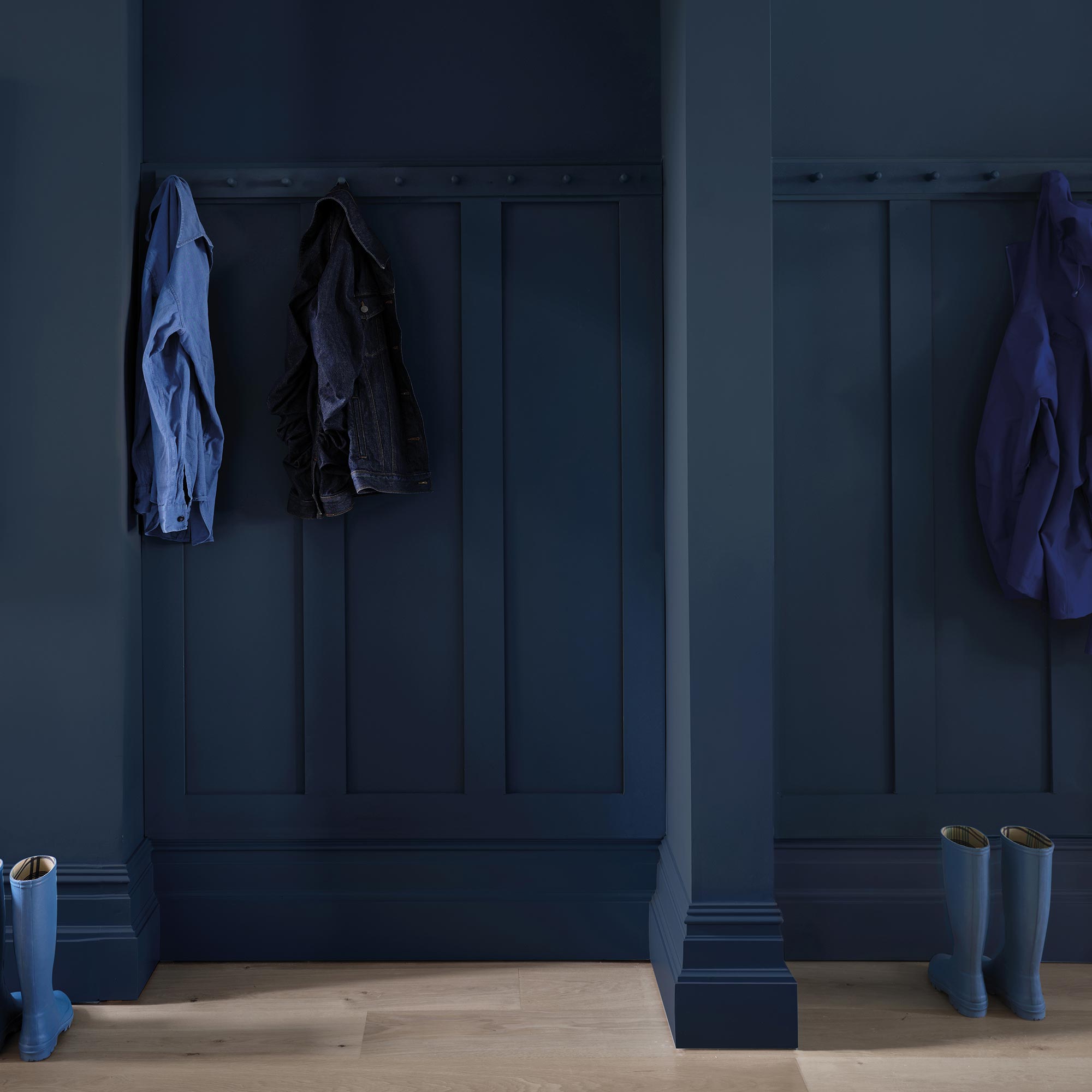farrow & ball hague blue 30 als wandfarbe