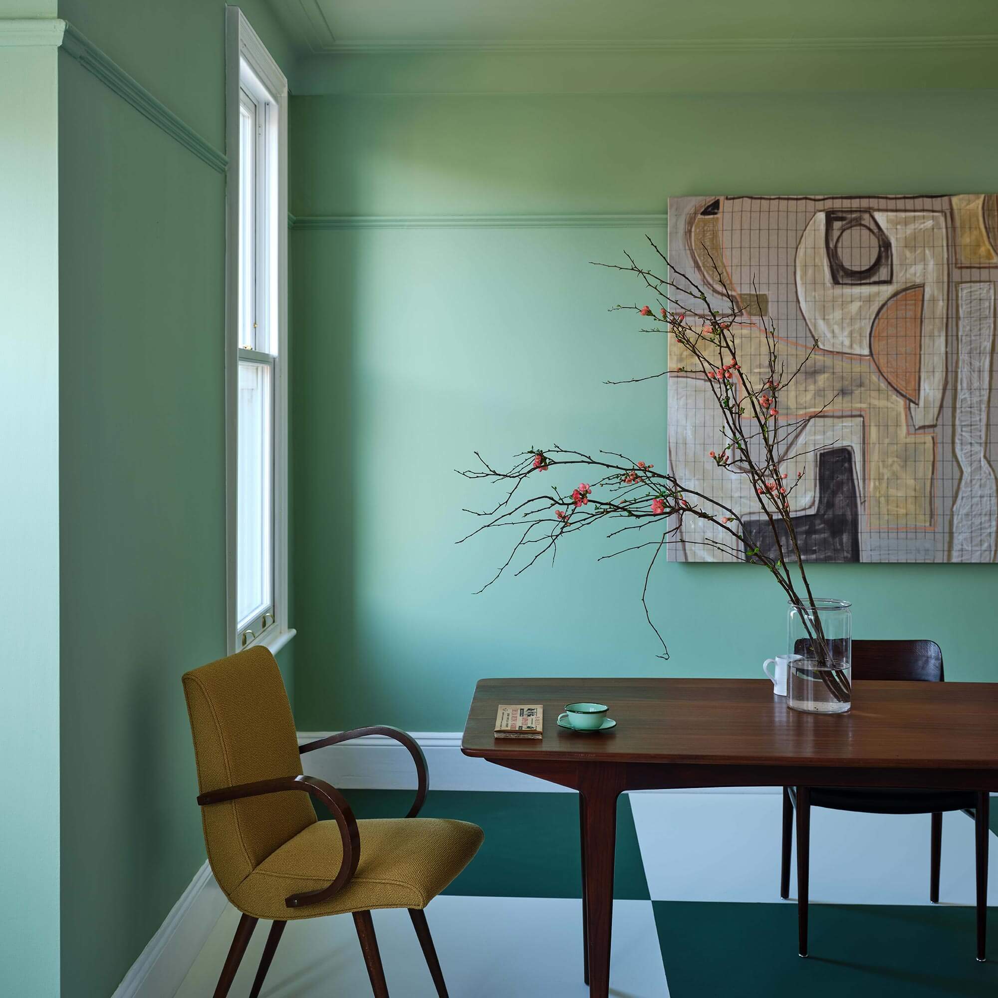 farrow & ball whirlybird 309 als wandfarbe