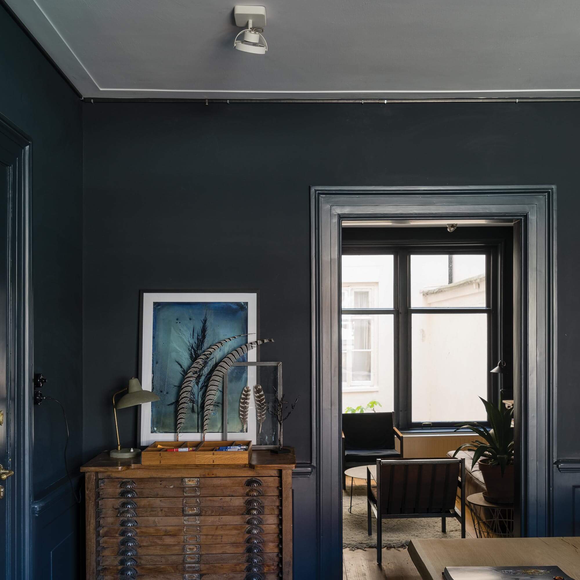 farrow & ball railings 31 als wandfarbe