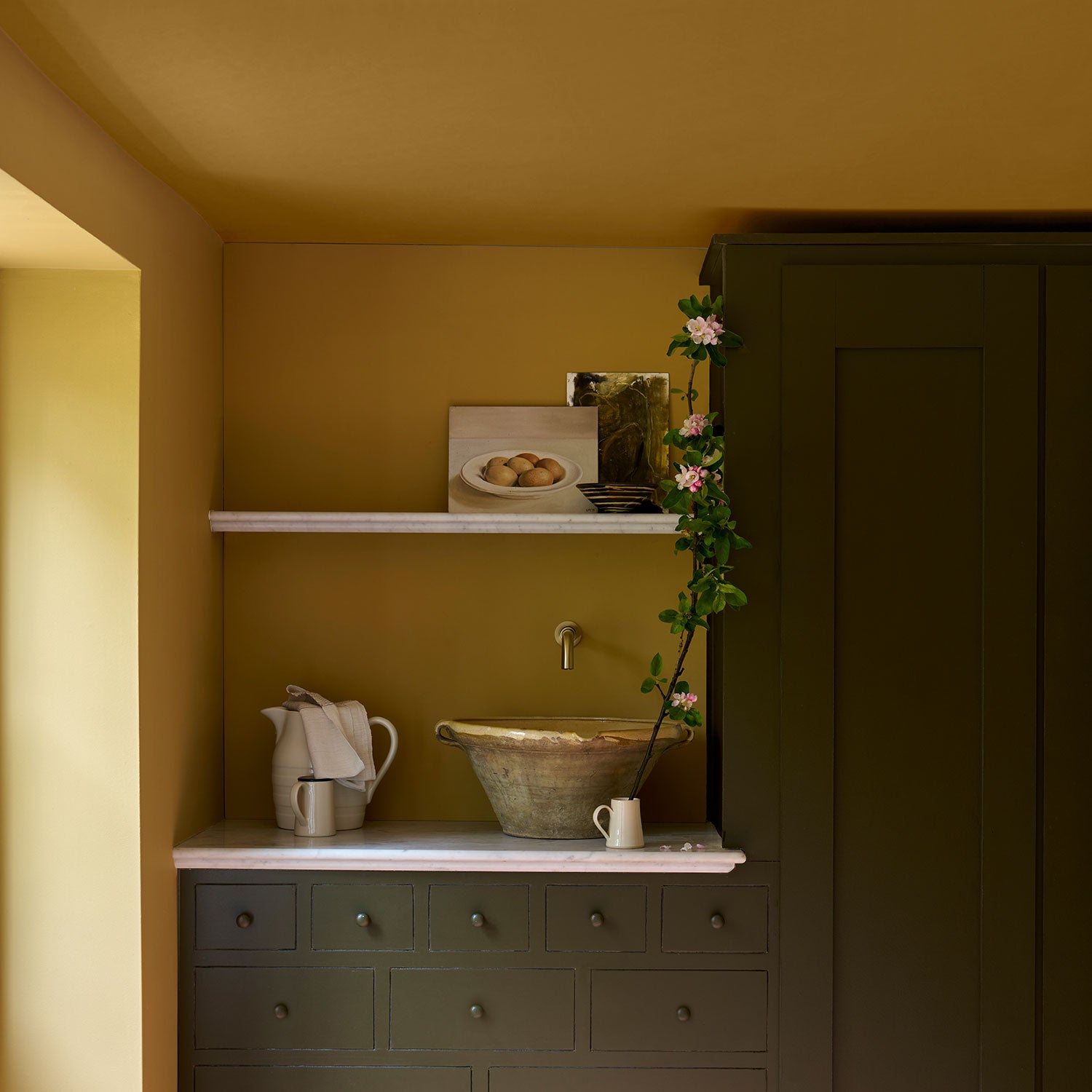 farrow & ball duster 319 in der küche