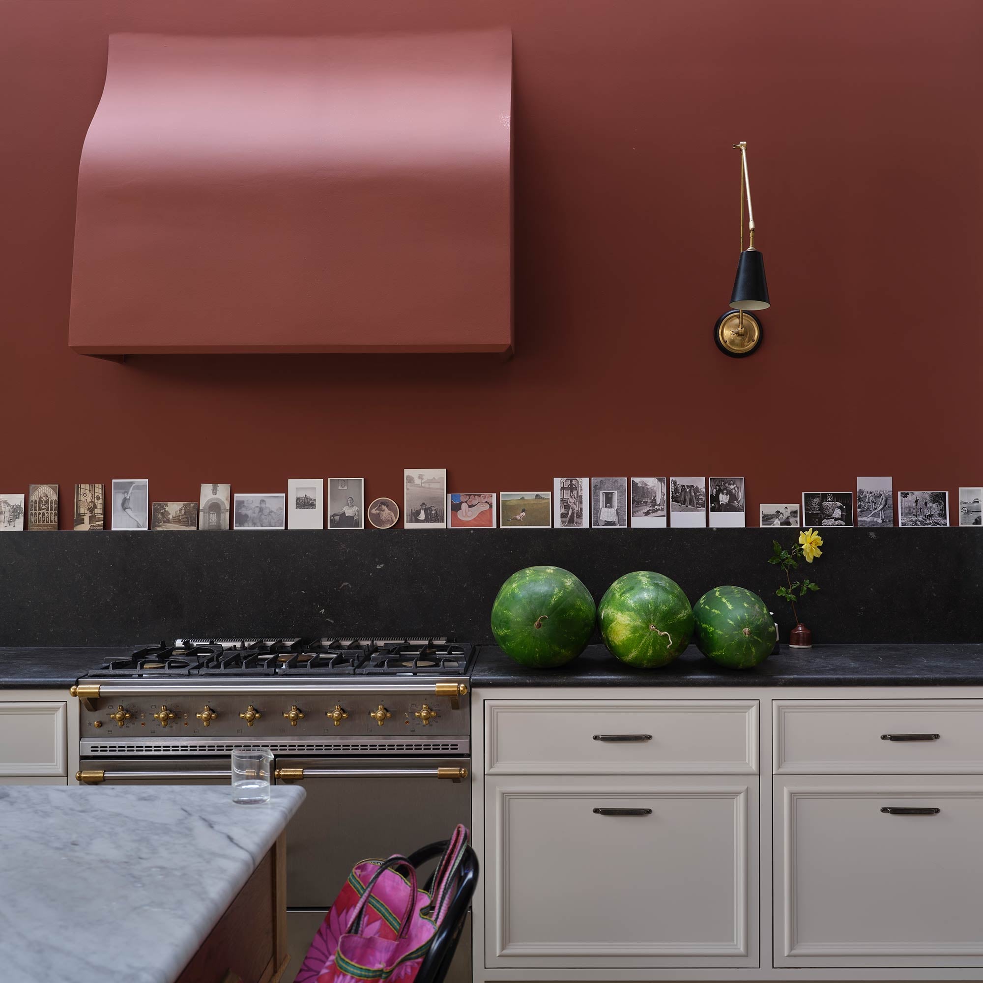 farrow & ball etruscan red 56 in der küche