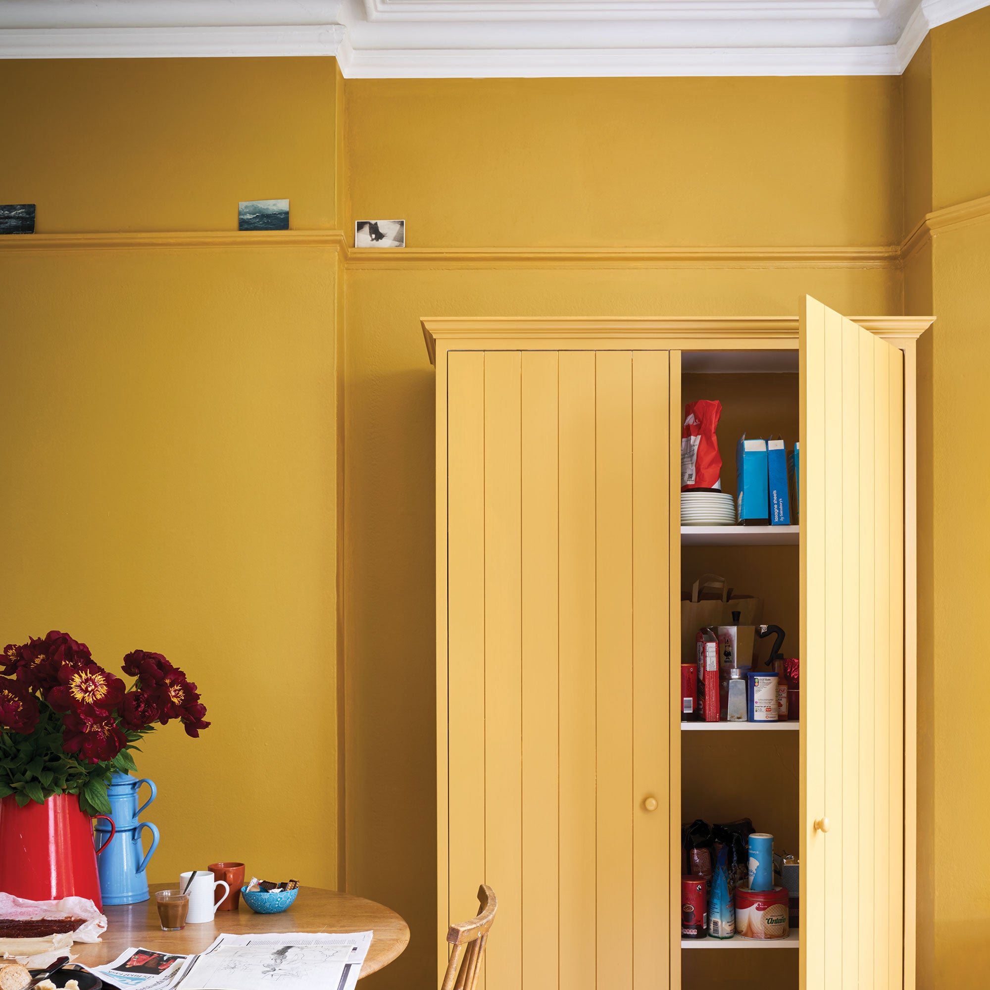 farrow & ball india yellow 66 als wandfarbe
