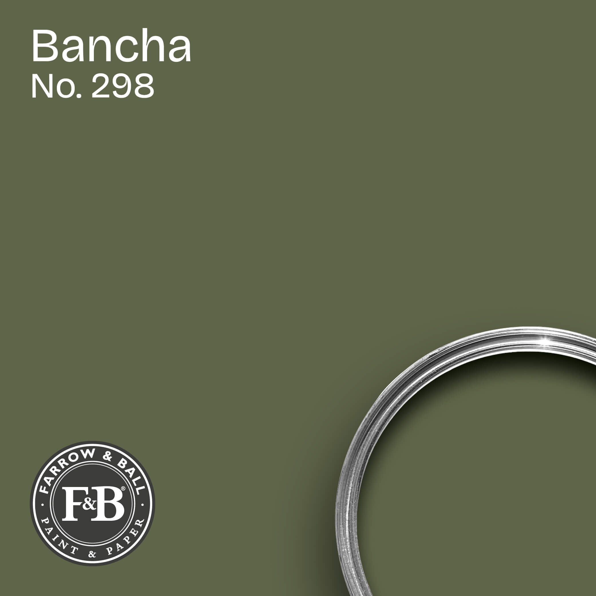 Farrow & Ball Wandfarbe Bancha No. 298