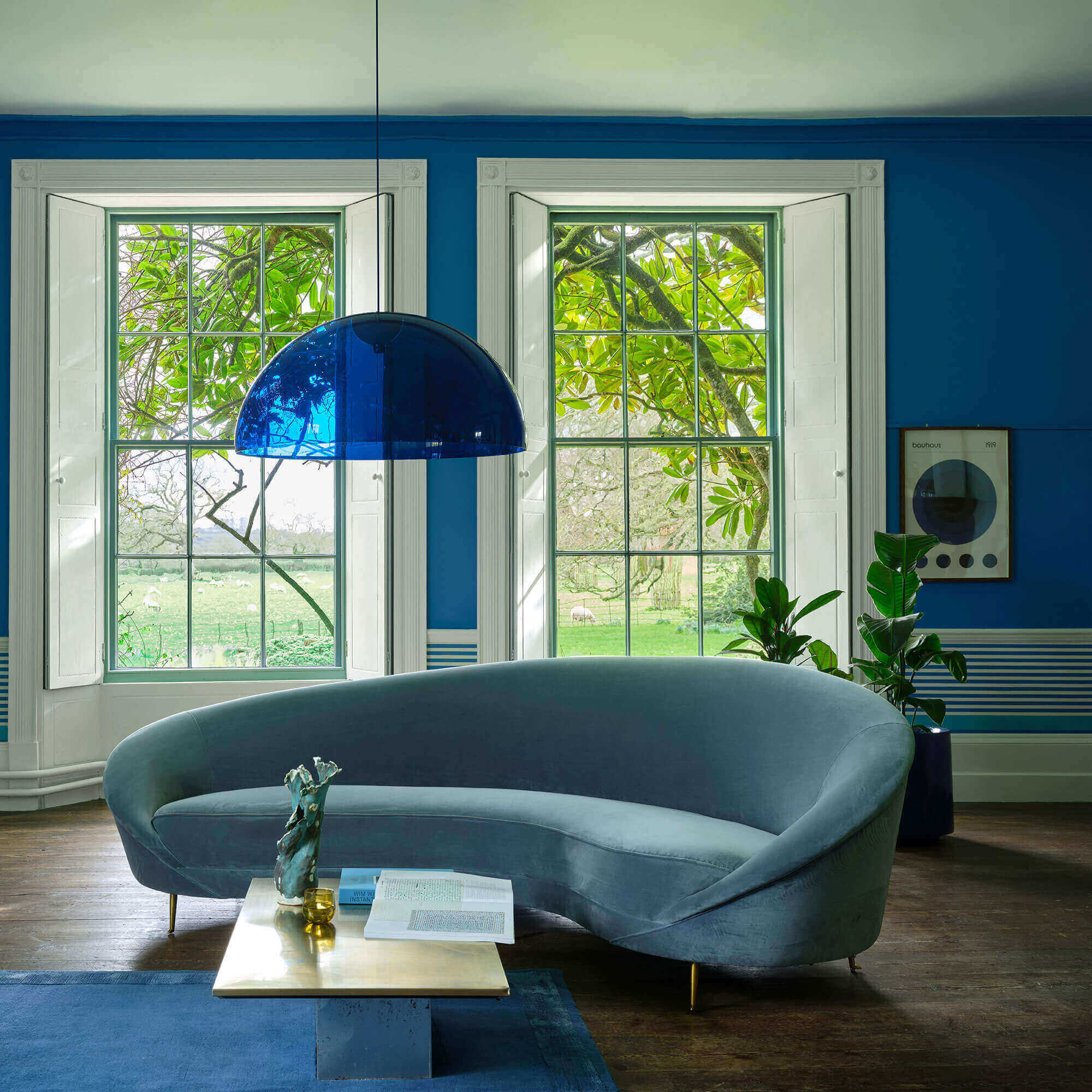 farrow & ball peaflower tea cb12 im wohnzimmer