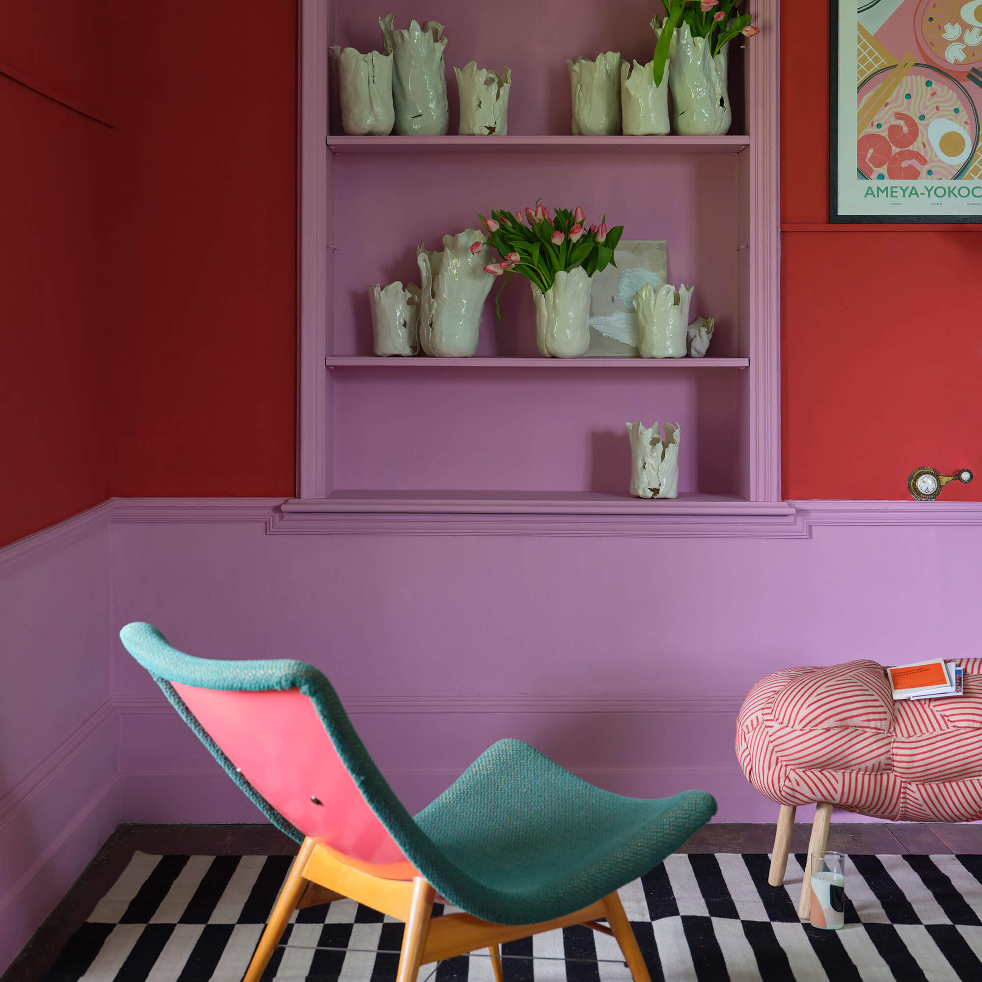 farrow & ball shallot cb3 im wohnzimmer