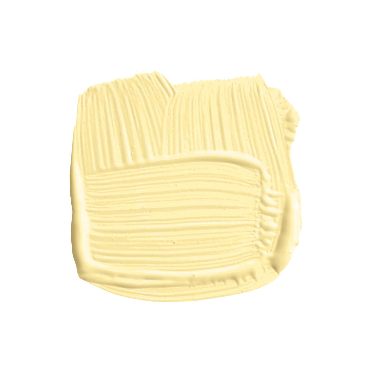 Pinselstrich der Wandfarbe Dayroom Yellow No. 233 von Farrow & Ball