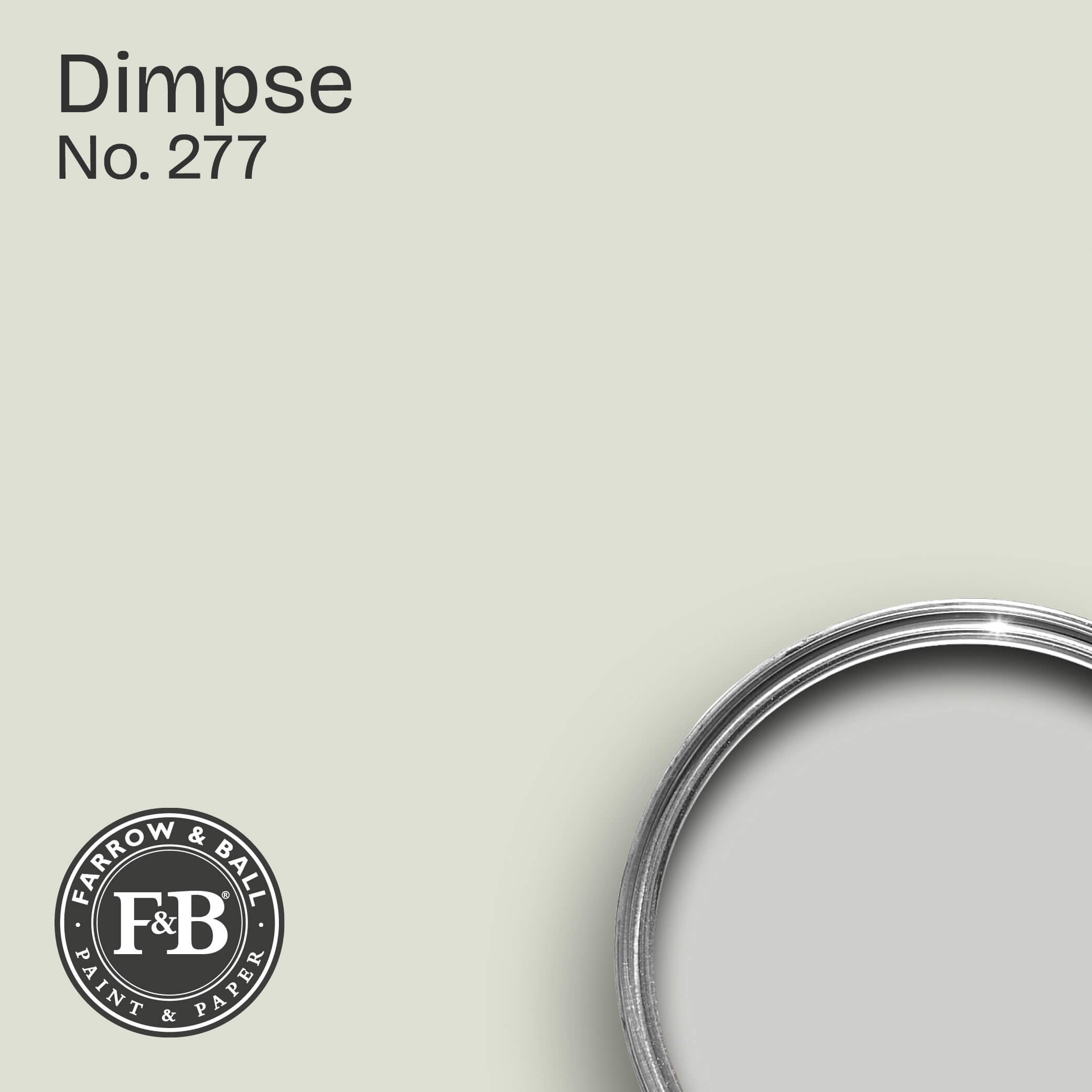 Farrow & Ball Wandfarbe Dimpse No. 277