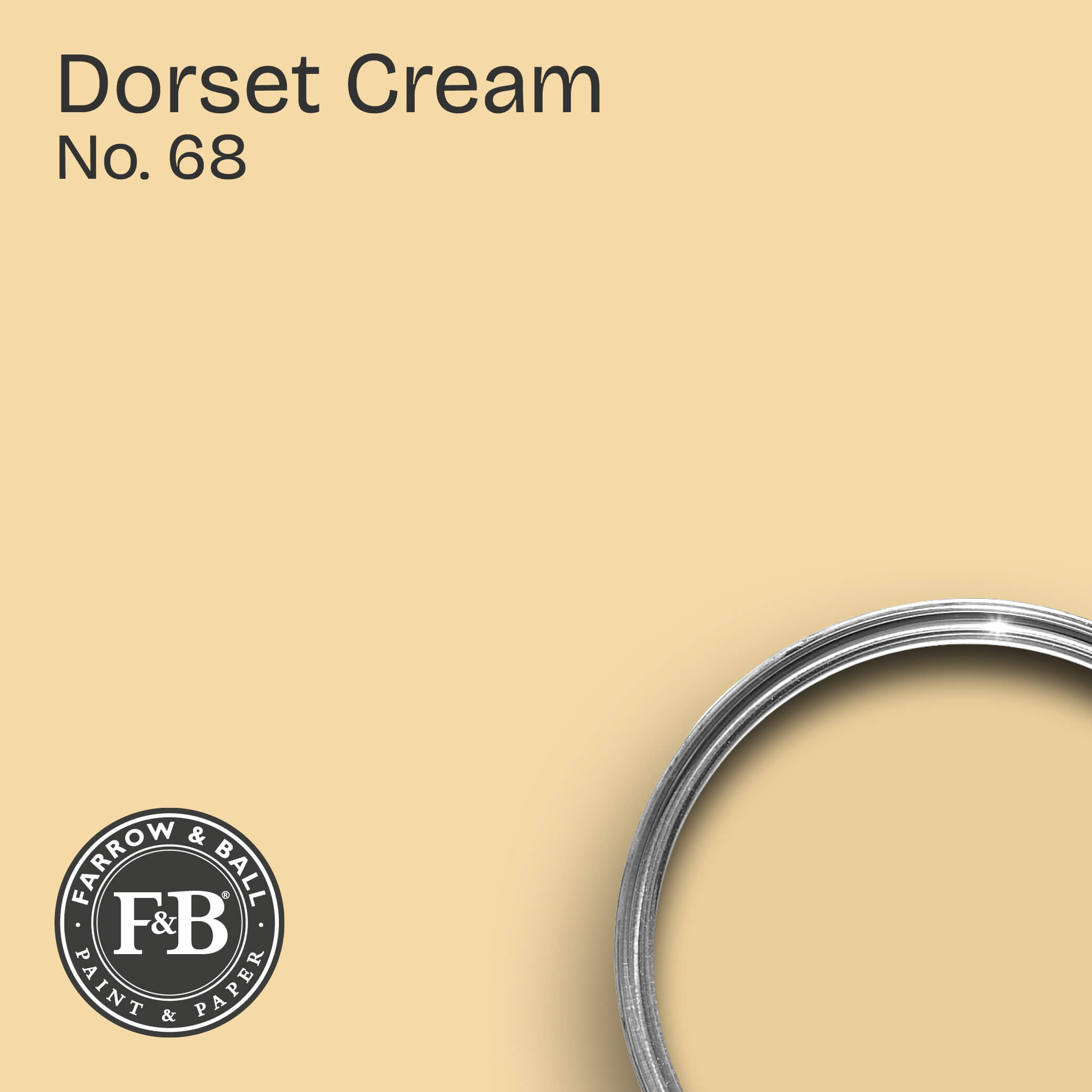 Farrow & Ball Wandfarbe Dorset Cream No. 68