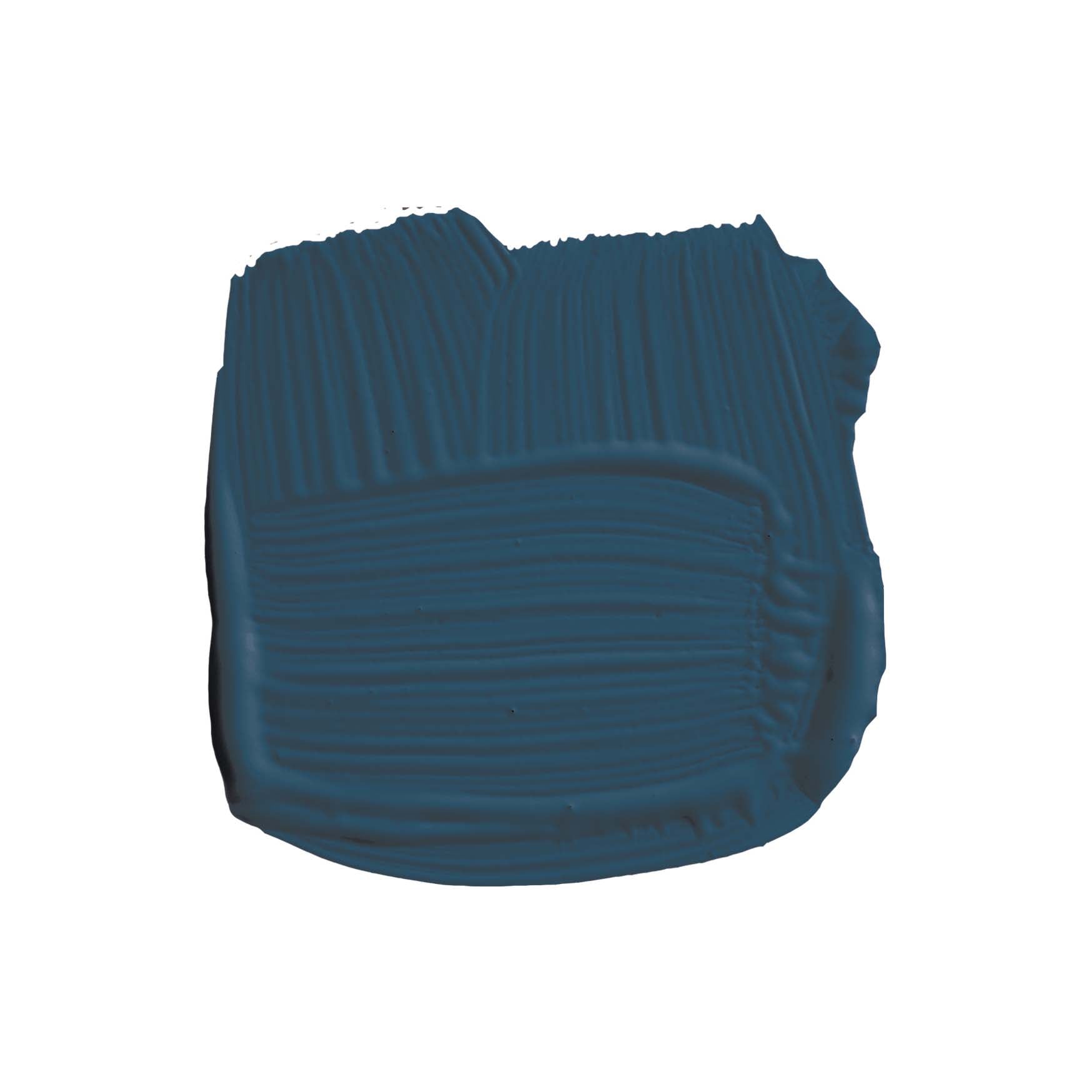Pinselstrich der Wandfarbe Hague Blue No. 30 von Farrow & Ball