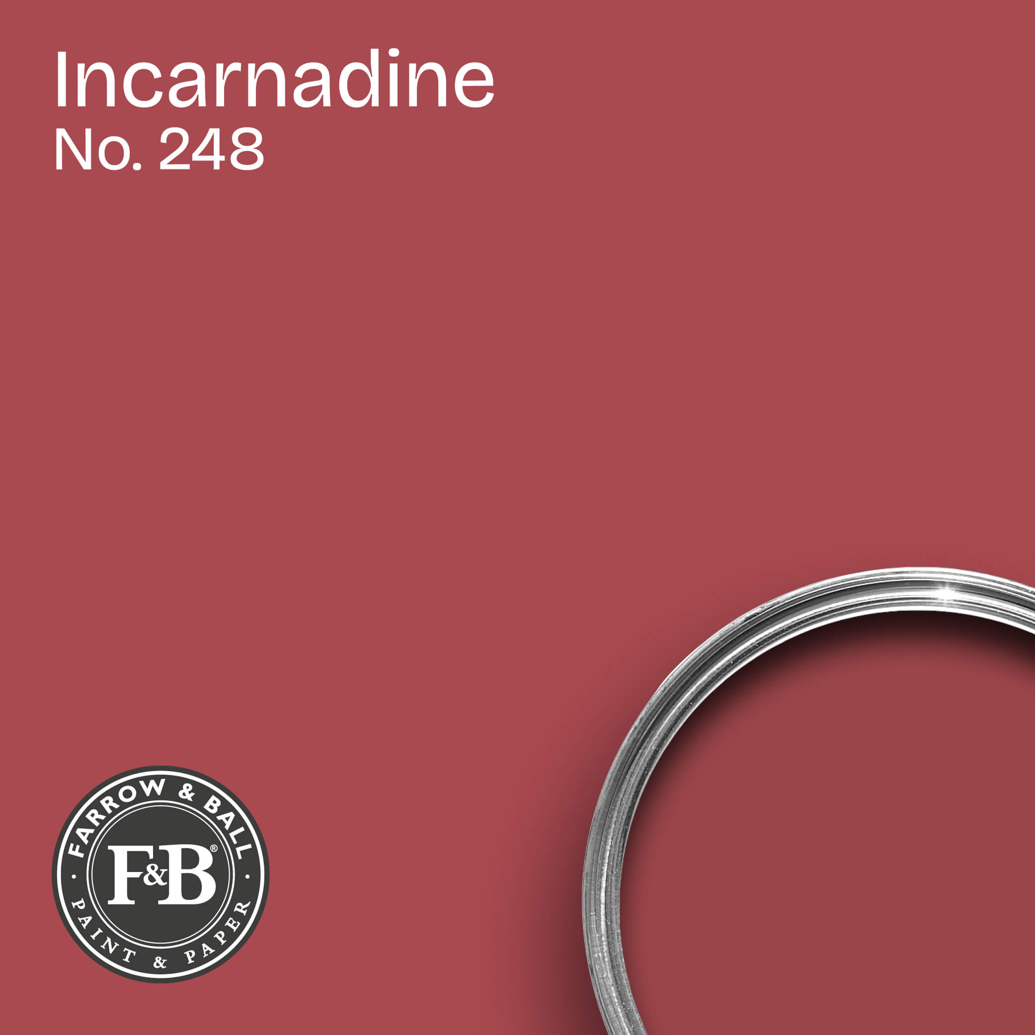 Farrow & Ball Wandfarbe Incarnadine No. 248