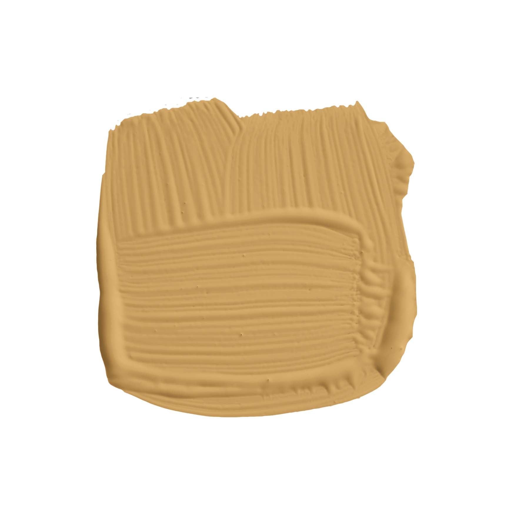 Pinselstrich der Wandfarbe India Yellow No. 66 von Farrow & Ball