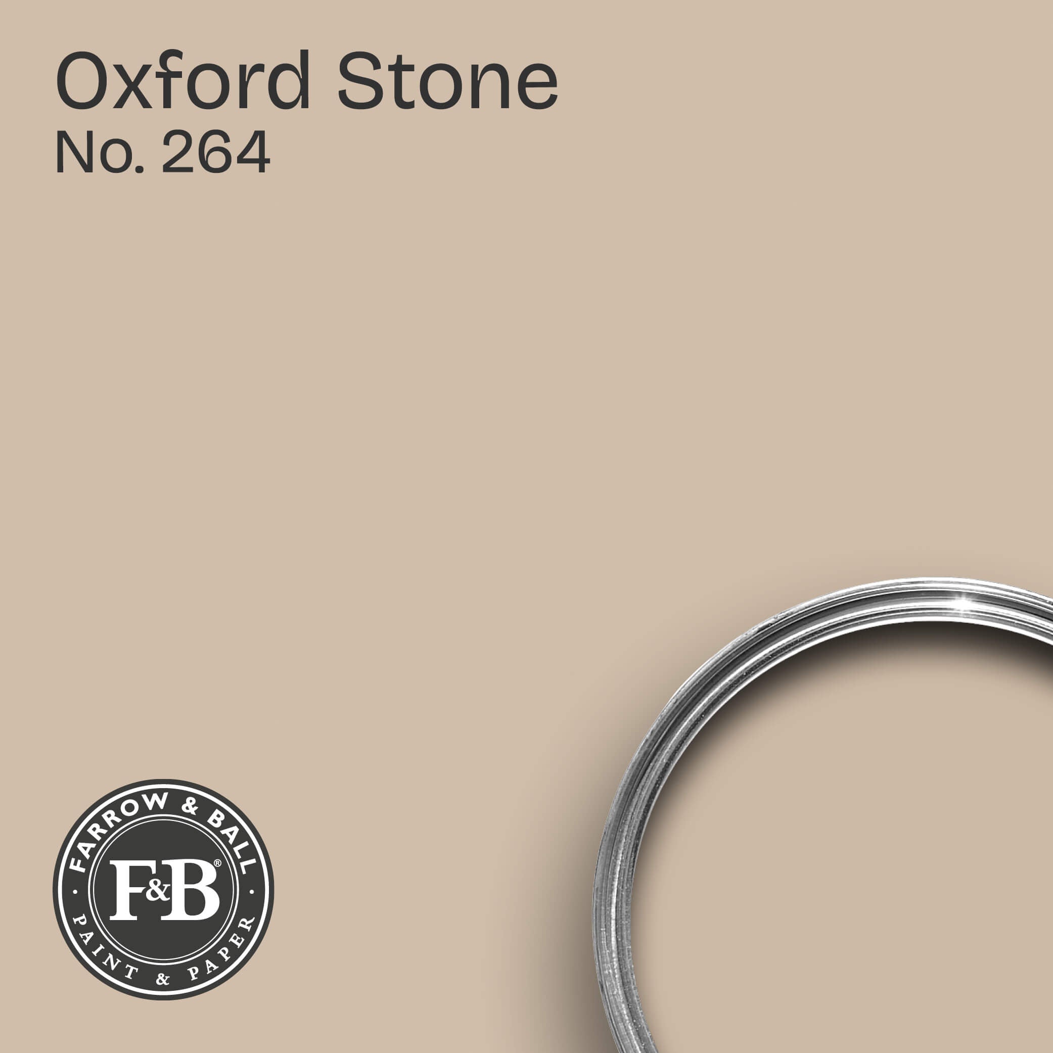 Farrow & Ball Wandfarbe Oxford Stone No. 264
