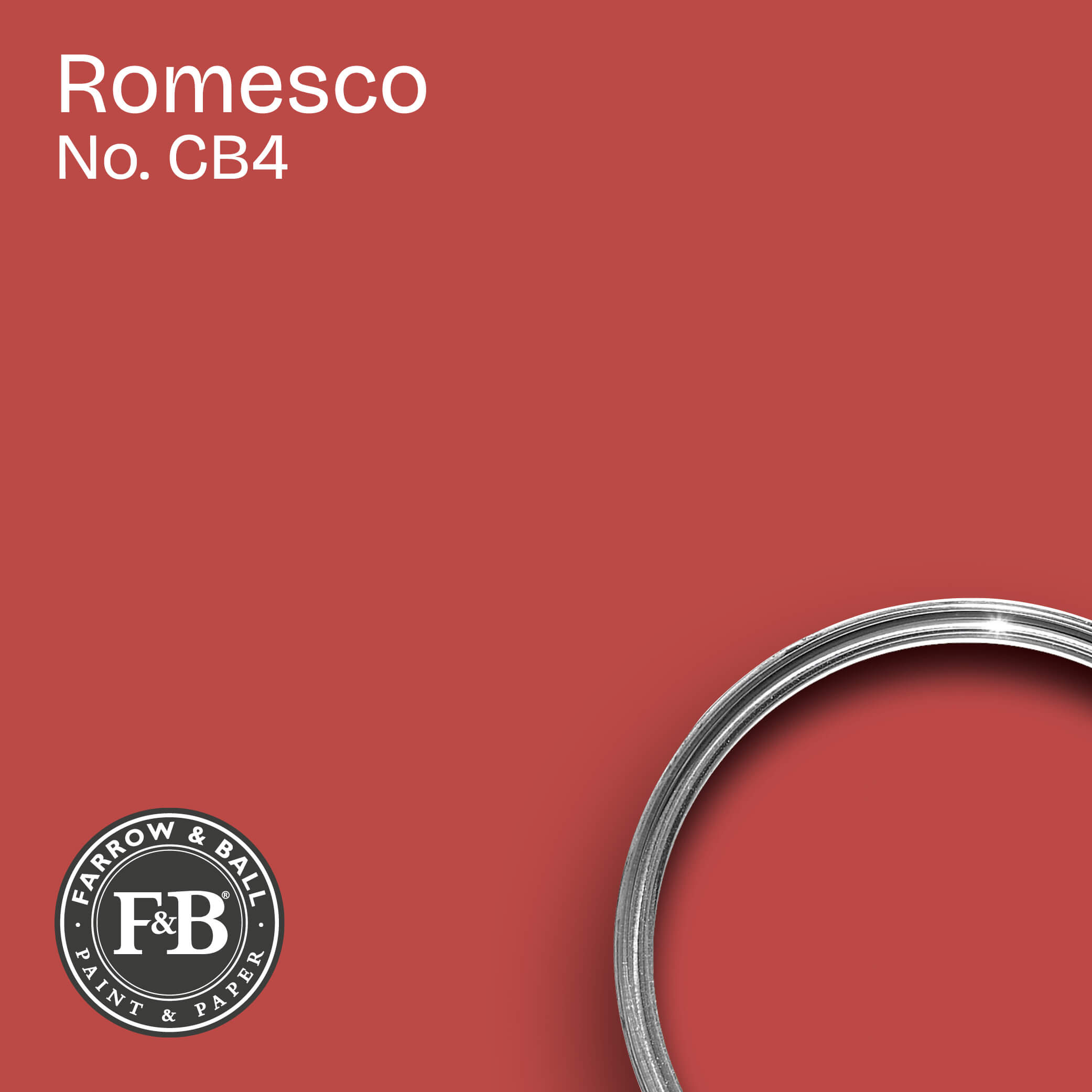 Farrow & Ball Wandfarbe Romesco No. CB4