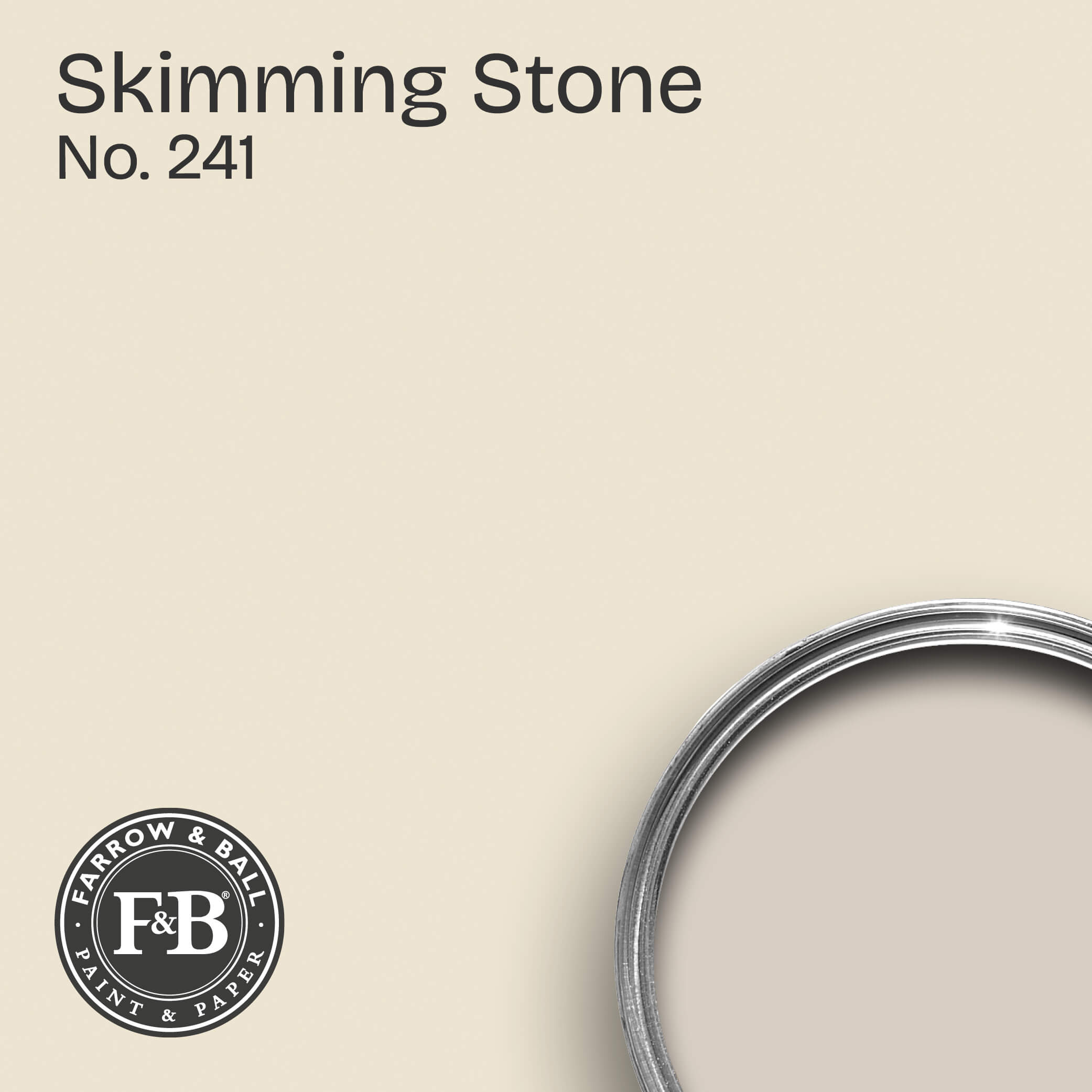 Farrow & Ball Wandfarbe Skimming Stone No. 241