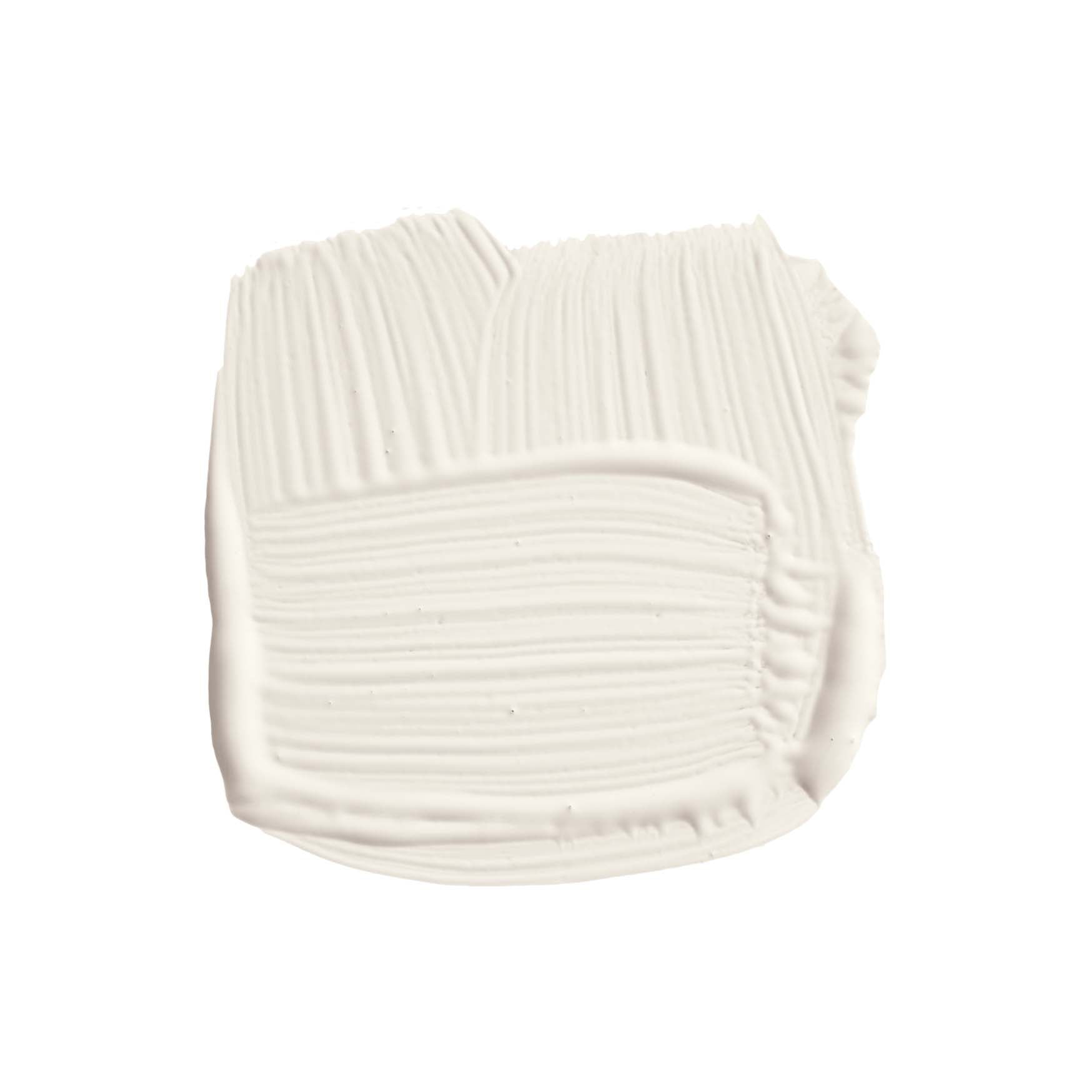 Pinselstrich der Wandfarbe Wimborne White No. 239 von Farrow & Ball